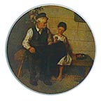 Lighthouse Keeper's Daughter collector plate by Norman Rockwell