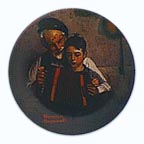 The Music Maker collector plate by Norman Rockwell