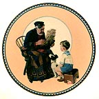 The Sea Captain collector plate by Norman Rockwell