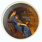 Bedtime collector plate by Norman Rockwell
