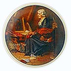 Reflections collector plate by Norman Rockwell