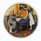 Add Two Cups And A Measure Of Love collector plate by Norman Rockwell