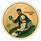 My Mother collector plate by Norman Rockwell