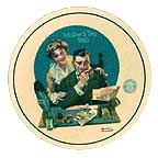 Gentle Reassurance collector plate by Norman Rockwell