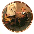Serious Business collector plate by Norman Rockwell