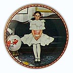 Sitting Pretty collector plate by Norman Rockwell