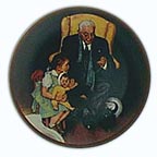 Tender Loving Care collector plate by Norman Rockwell