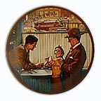 A Time To Keep collector plate by Norman Rockwell