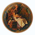 Dreaming In The Attic collector plate by Norman Rockwell