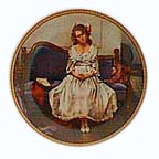 Waiting At The Dance collector plate by Norman Rockwell