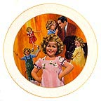 Curly Top collector plate by William Jacobson