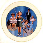 Stand Up And Cheer collector plate by William Jacobson
