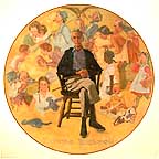 Rockwell Remembered collector plate by Norman Rockwell