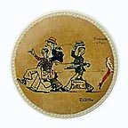 Promenade In Paris collector plate by Norman Rockwell