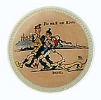 The Walk At The Rhine collector plate by Norman Rockwell