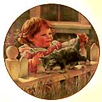 Lead Us Not collector plate by Abbie Williams