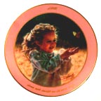 Love Does Not Insist On Its Own Way collector plate by Abbie Williams