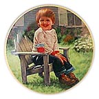 A Time To Laugh collector plate by Abbie Williams