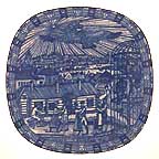 Nils At Skansen collector plate by Gunnar Nyland