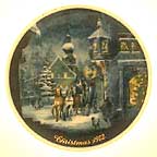 Carriage In The Village collector plate