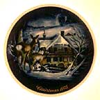 Forest Chalet, Serenity collector plate by Georg R&ouml;tzer