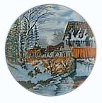 Christmas In The Country collector plate by Ken Zylla