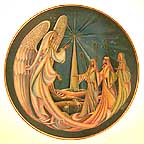 Glad Tidings collector plate by Robert E. Ahlcrona