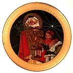 Silent Night collector plate by J. C. Leyendecker