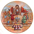 Solomon's Decision collector plate by Yiannis Koutsis