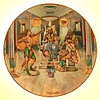 Joseph Interprets Pharoah's Dream collector plate by Yiannis Koutsis