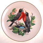 Voices Of Spring (Spring) collector plate by Gunther Granget