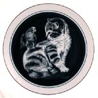 Talk To Me collector plate by Rudy Droguett