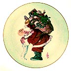 Santa Loves You collector plate by J. C. Leyendecker