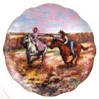 Catch Me If You Can collector plate by Rosemary Calder