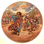 Miriam's Song Of Thanksgiving collector plate by Yiannis Koutsis