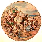 Moses Smashes The Tablets collector plate by Yiannis Koutsis