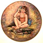 My Shell Collection collector plate by Charlotte Jackson
