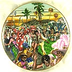 Carnival Time In Rio collector plate by B. Higgins Bond