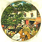 Springtime In Paris collector plate by B. Higgins Bond