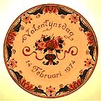 Valentine collector plate