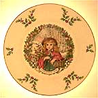 Victorian Girl collector plate