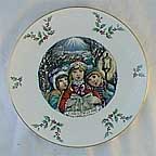 Carolers collector plate