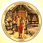 Caroling collector plate