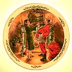 Dad Plays Santa collector plate