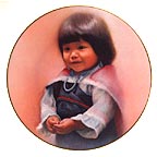 Apple Flower collector plate by Mimi Jungbluth (She Cloud)