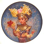 Mariani - Bali collector plate by Brenda Burke