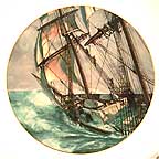 Rounding The Horn collector plate by John Stobart