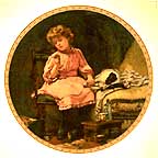 In Good Hands collector plate by Charles Burton-Barber