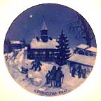 Christmas Fair At Ebeltoft collector plate