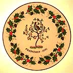 Partridge In A Pear Tree collector plate by H. Colclough